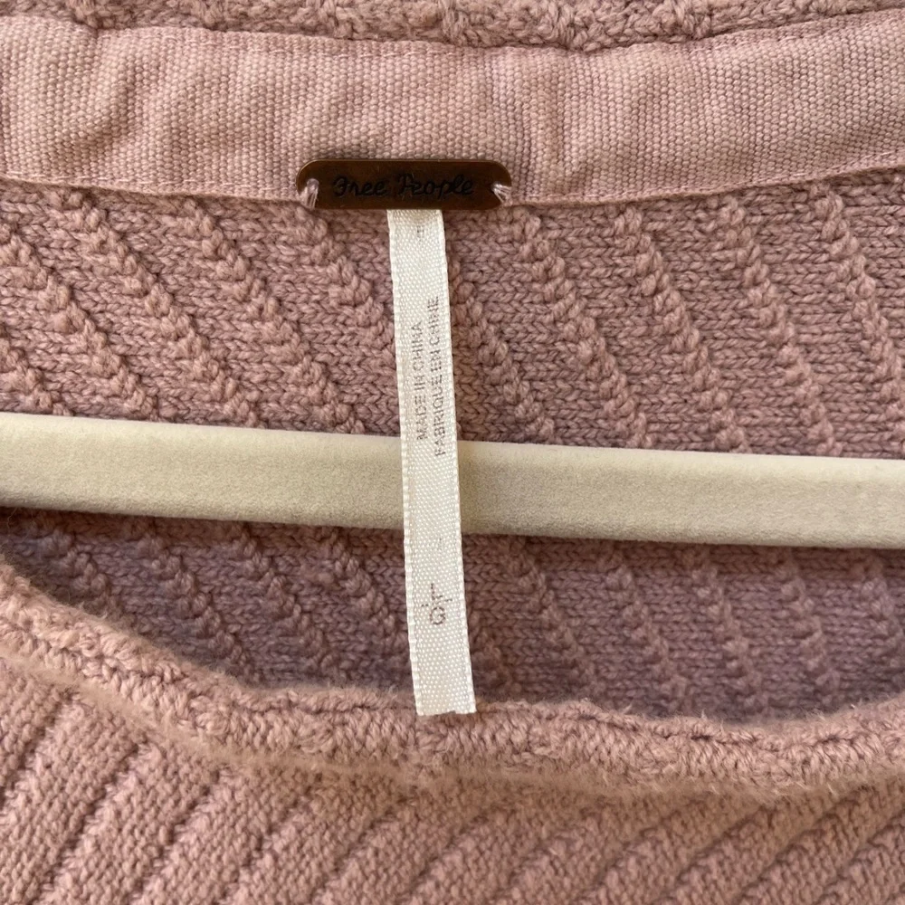 Free People I Can't Wait Ribbed Sweater • Pink
